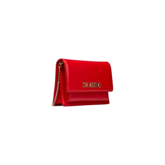 Love Moschino Red Polyethylene Women Crossbody Bag Love Moschino Firebrick