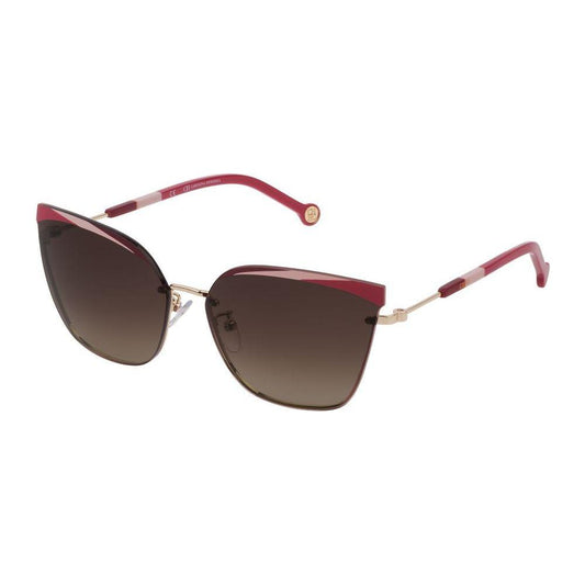 Carolina Herrera Multicolor Metal Sunglasses Carolina Herrera Dark Olive Green