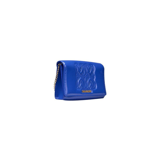 Love Moschino Blue Polyethylene Women Crossbody Bag Love Moschino Dark Slate Blue