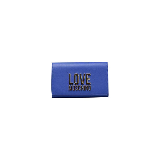 Love Moschino Blue Polyethylene Women Crossbody Bag Love Moschino Dark Slate Blue