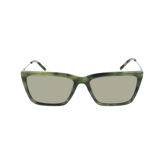 DKNY Green Acetate Sunglasses DKNY Dark Gray