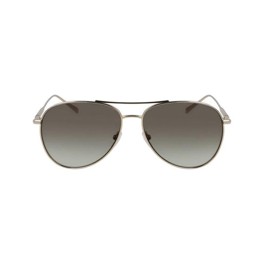 Longchamp Gold Metal Sunglasses Longchamp Dim Gray