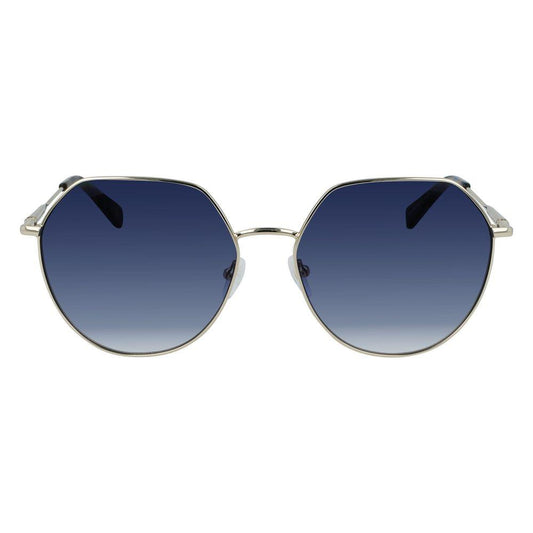 Longchamp Bicolor Metal Sunglasses Longchamp Dark Slate Blue