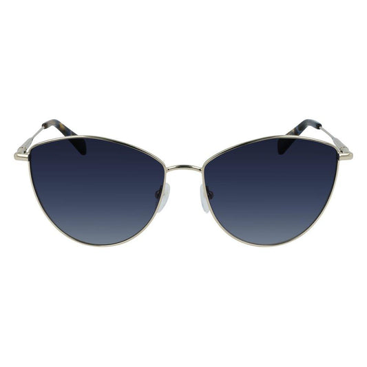 Longchamp Gold Metal Sunglasses Longchamp Dark Slate Gray