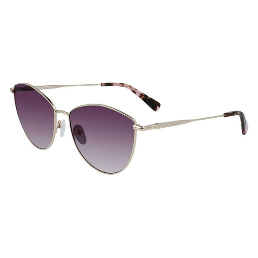Longchamp Gold Metal Sunglasses Longchamp Slate Gray