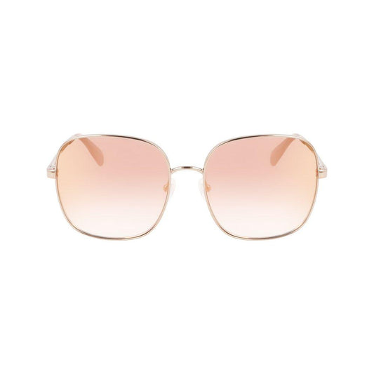 Longchamp Gold Metal Sunglasses Longchamp Bisque