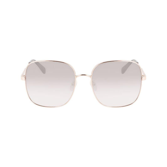 Longchamp Multicolor Metal Sunglasses Longchamp Light Gray