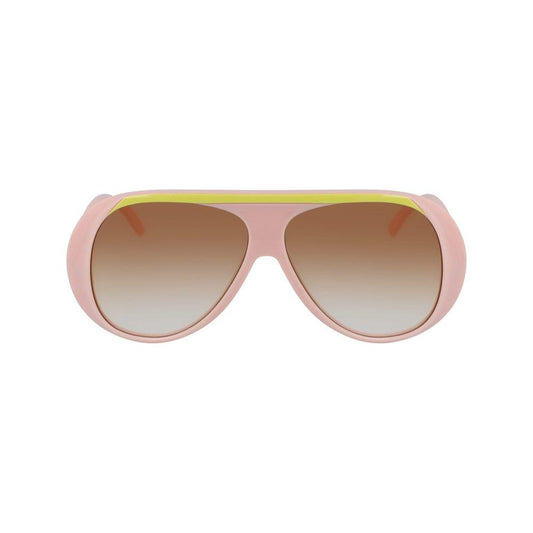 Longchamp Pink Plastic Sunglasses Longchamp Rosy Brown