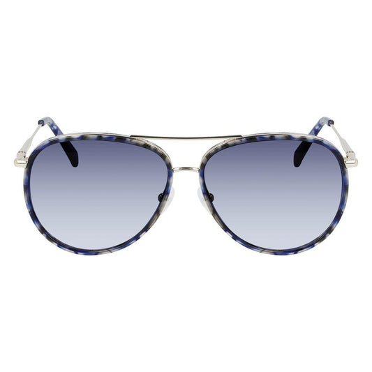 Longchamp Gold Metal Sunglasses Longchamp Gray