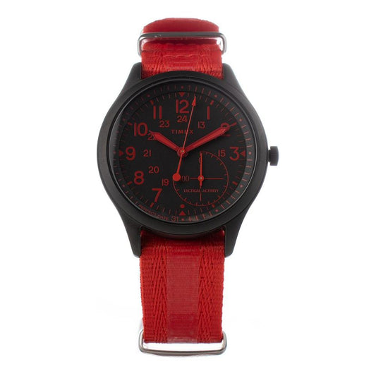 Timex Red Nylon Watch Timex Dark Slate Gray