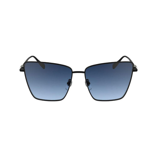 Longchamp Black Metal Sunglasses Longchamp Dim Gray