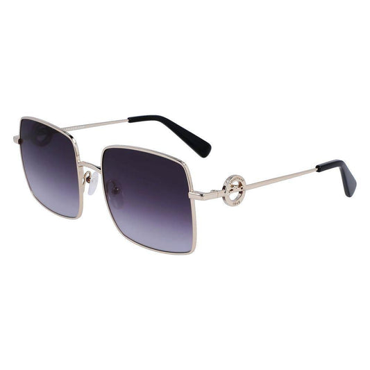 Longchamp Gold Metal Sunglasses Longchamp Dark Slate Gray