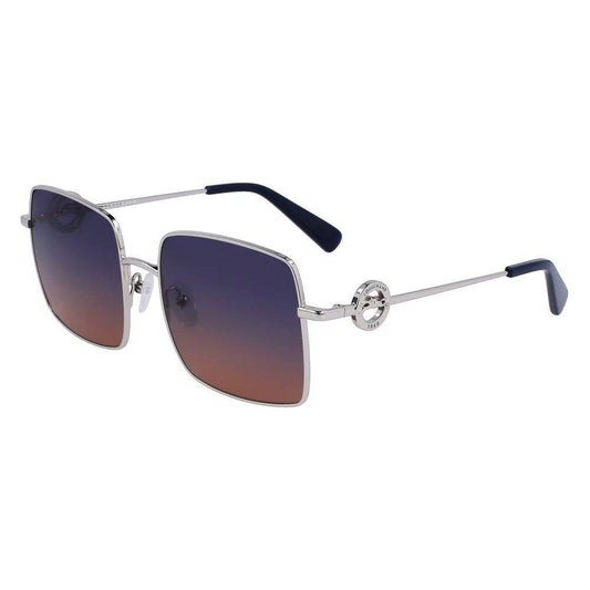 Longchamp Gray Metal Sunglasses Longchamp Dark Slate Gray