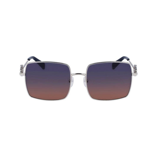 Longchamp Gray Metal Sunglasses Longchamp Dim Gray