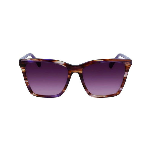 Longchamp Purple Acetate Sunglasses Longchamp Dim Gray