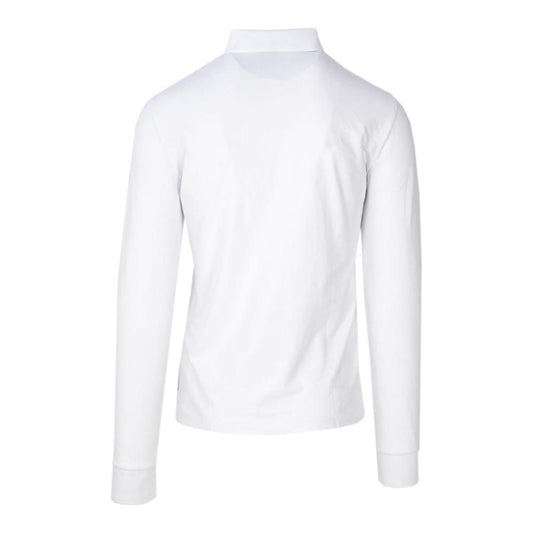 Armani Exchange White Cotton T-Shirt Armani Exchange White Smoke