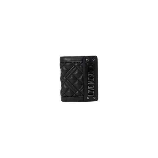 Love Moschino Black Polyethylene Wallet Love Moschino Dark Slate Gray