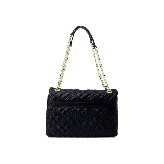 Love Moschino Gold Polyethylene Handbag Love Moschino Light Gray