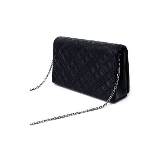 Love Moschino Bicolor Polyethylene Handbag Love Moschino Black