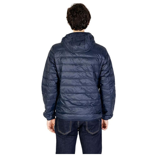 EA7 Emporio Armani Blue Polyamide Jacket EA7 Emporio Armani Dark Slate Gray