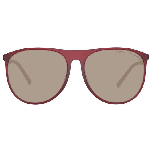 Porsche Design Burgundy Unisex Sunglasses Porsche Design Rosy Brown