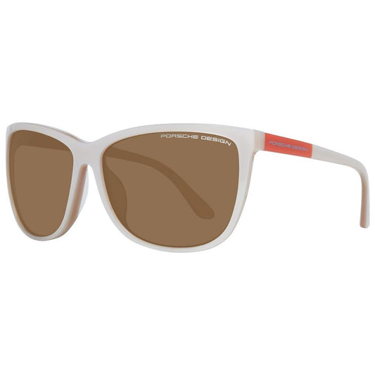 Porsche Design White Women Sunglasses Porsche Design Dim Gray