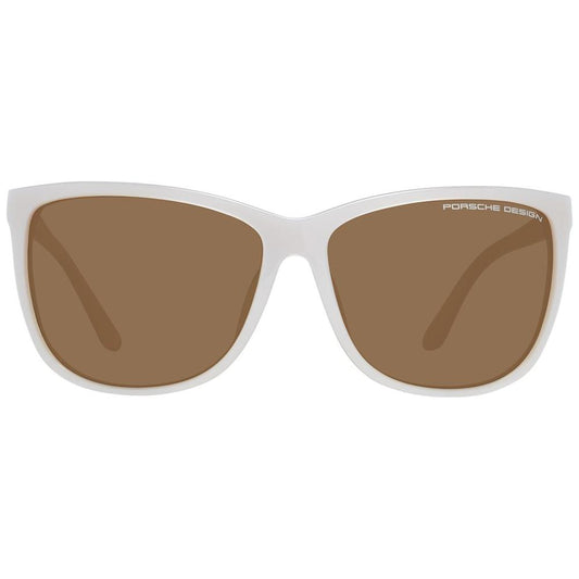 Porsche Design White Women Sunglasses Porsche Design Dim Gray