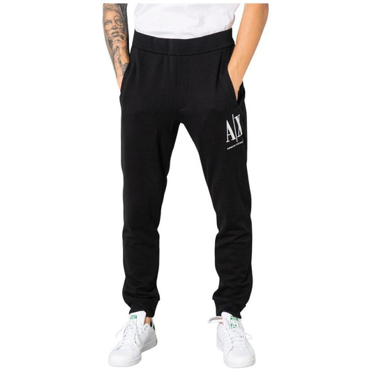 Armani Exchange Black Cotton Jeans & Pant Armani Exchange Black