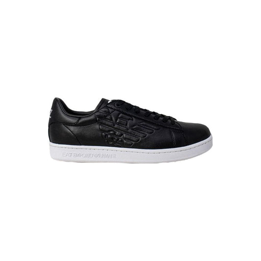 EA7 Emporio Armani Black And White Polyethylene Sneaker EA7 Emporio Armani Light Gray