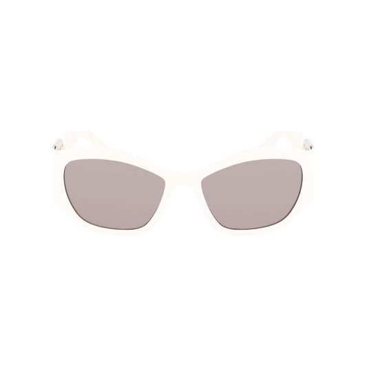 Karl Lagerfeld White Injected Sunglasses Karl Lagerfeld Dark Gray