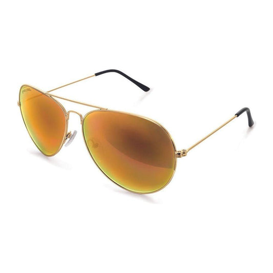 Folli Follie Gold Metal Sunglasses Folli Follie Chocolate