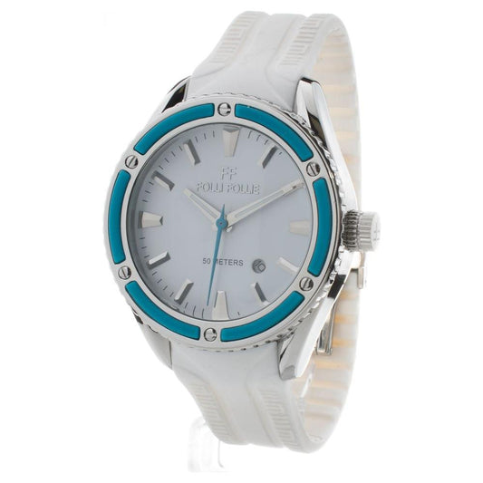 Folli Follie White Silicone Watch Folli Follie Gray