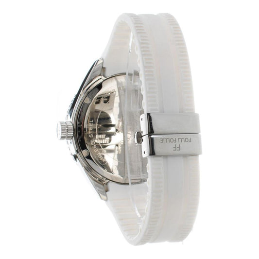 Folli Follie White Silicone Watch Folli Follie Gray