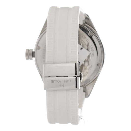 Folli Follie White Silicone Watch Folli Follie Gray
