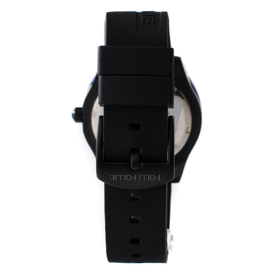 Folli Follie Black Silicone Watch Folli Follie Black