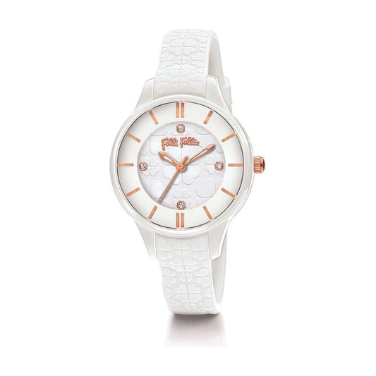 Folli Follie White Plastic Watch Folli Follie Beige