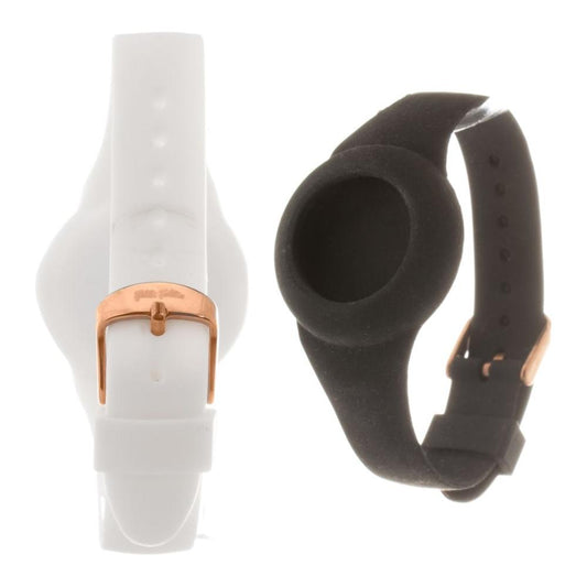 Folli Follie Black Silicone Watch Folli Follie Light Gray