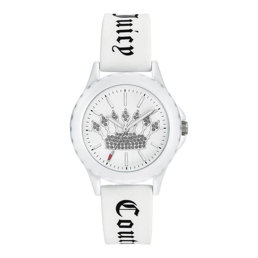 Juicy Couture White Silicone Watch Juicy Couture Lavender