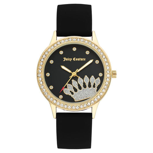 Juicy Couture Black Silicone Watch Juicy Couture Black