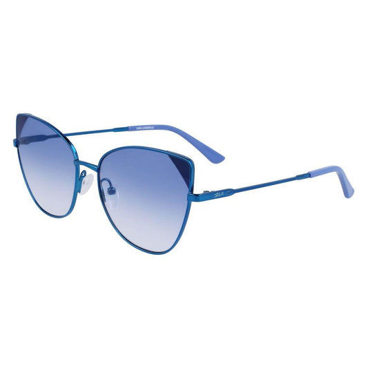 Karl Lagerfeld Blue Metal Sunglasses Karl Lagerfeld Dark Gray