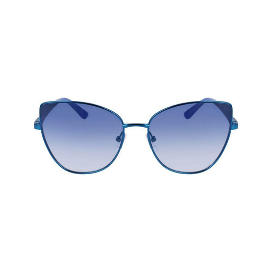 Karl Lagerfeld Blue Metal Sunglasses Karl Lagerfeld Dark Gray