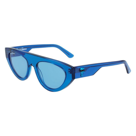 Karl Lagerfeld Blue Acetate Sunglasses Karl Lagerfeld Steel Blue