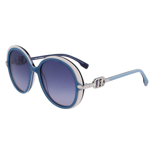 Karl Lagerfeld Blue Acetate Sunglasses Karl Lagerfeld Slate Gray