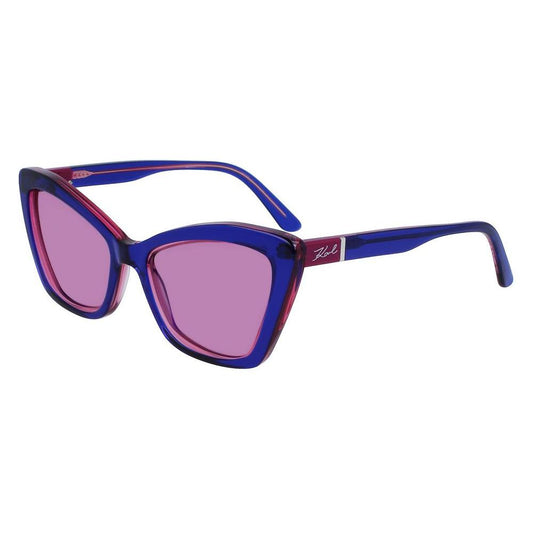 Karl Lagerfeld Blue Acetate Sunglasses Karl Lagerfeld Rosy Brown