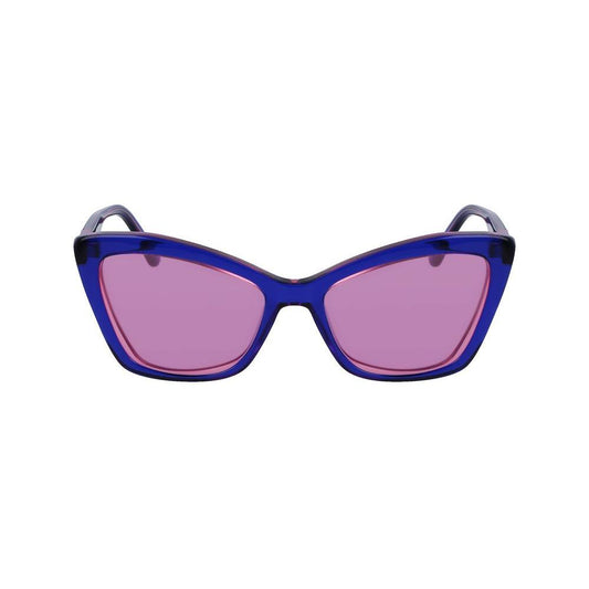 Karl Lagerfeld Blue Acetate Sunglasses Karl Lagerfeld Rosy Brown