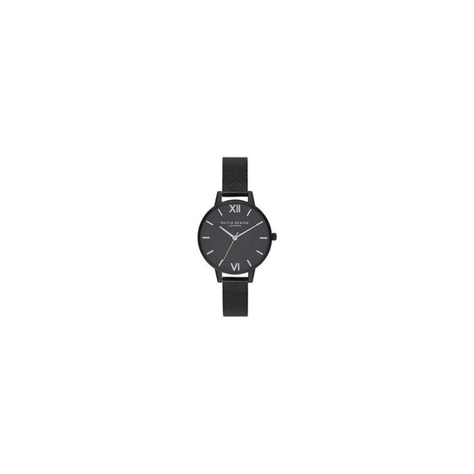 Olivia Burton Black Steel Watch Olivia Burton Dark Slate Gray