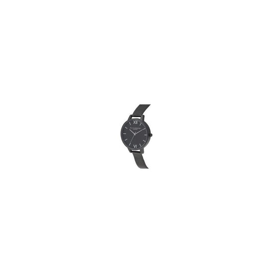 Olivia Burton Black Steel Watch Olivia Burton Dark Slate Gray