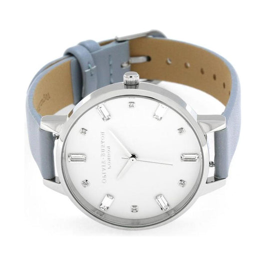 Olivia Burton Blue Leather Leather Watch Olivia Burton Light Gray