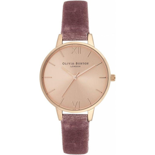 Olivia Burton Purple Synthetic Leather Watch Olivia Burton Tan