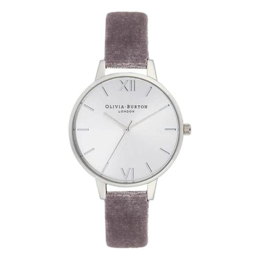 Olivia Burton Purple Synthetic Leather Watch Olivia Burton Light Gray